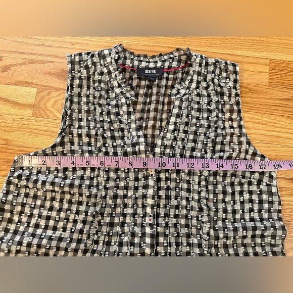 Anthropologie Maeve Gingham Sleeveless Buttondown - Size XS - Picture 12 of 12